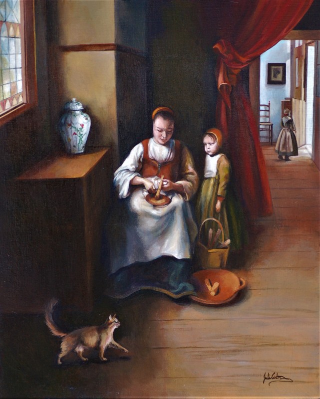 The Kitchen Maid, Julia Castor