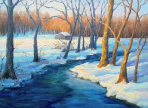 9"x12, oil on linen panel