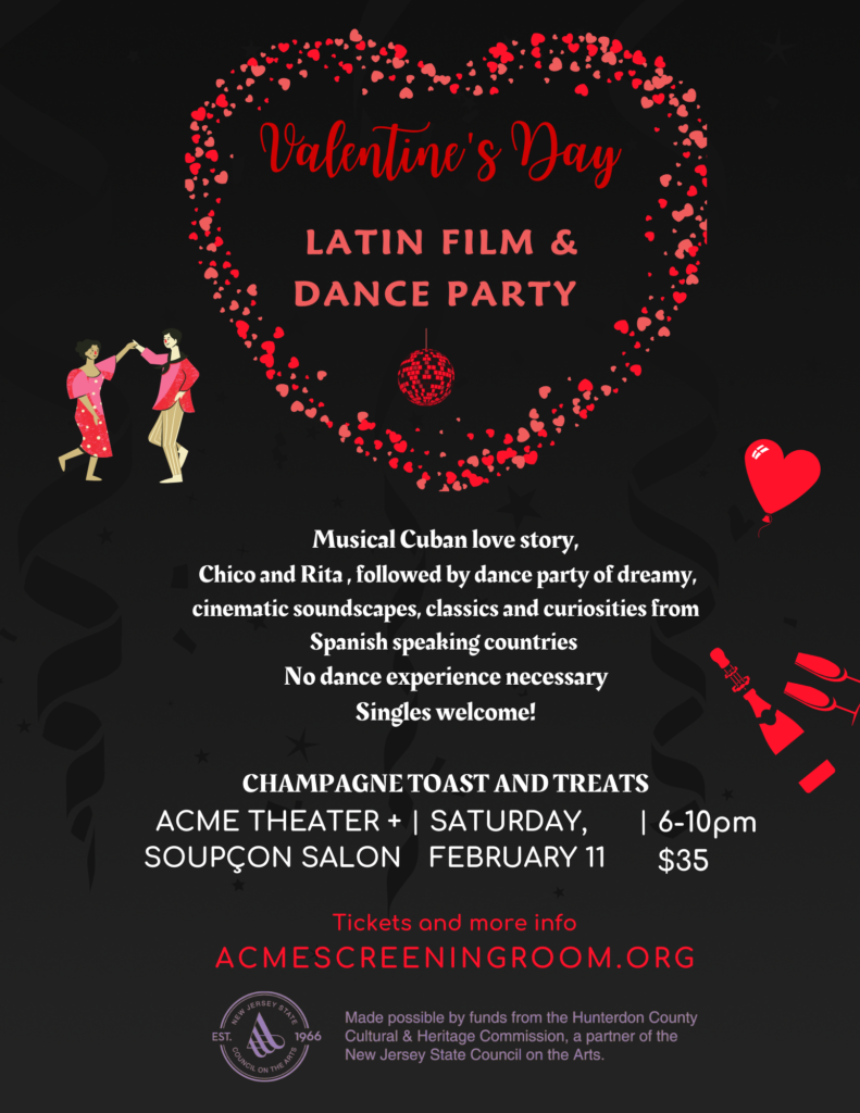 Valentine’s Romántico Latin Film and Dance Party