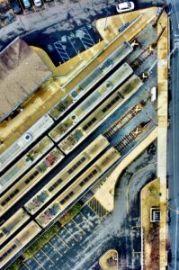 Photograph by Mark Safran titled DTown Train