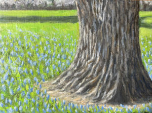 Shanthi Manickham painting called Under the Tree