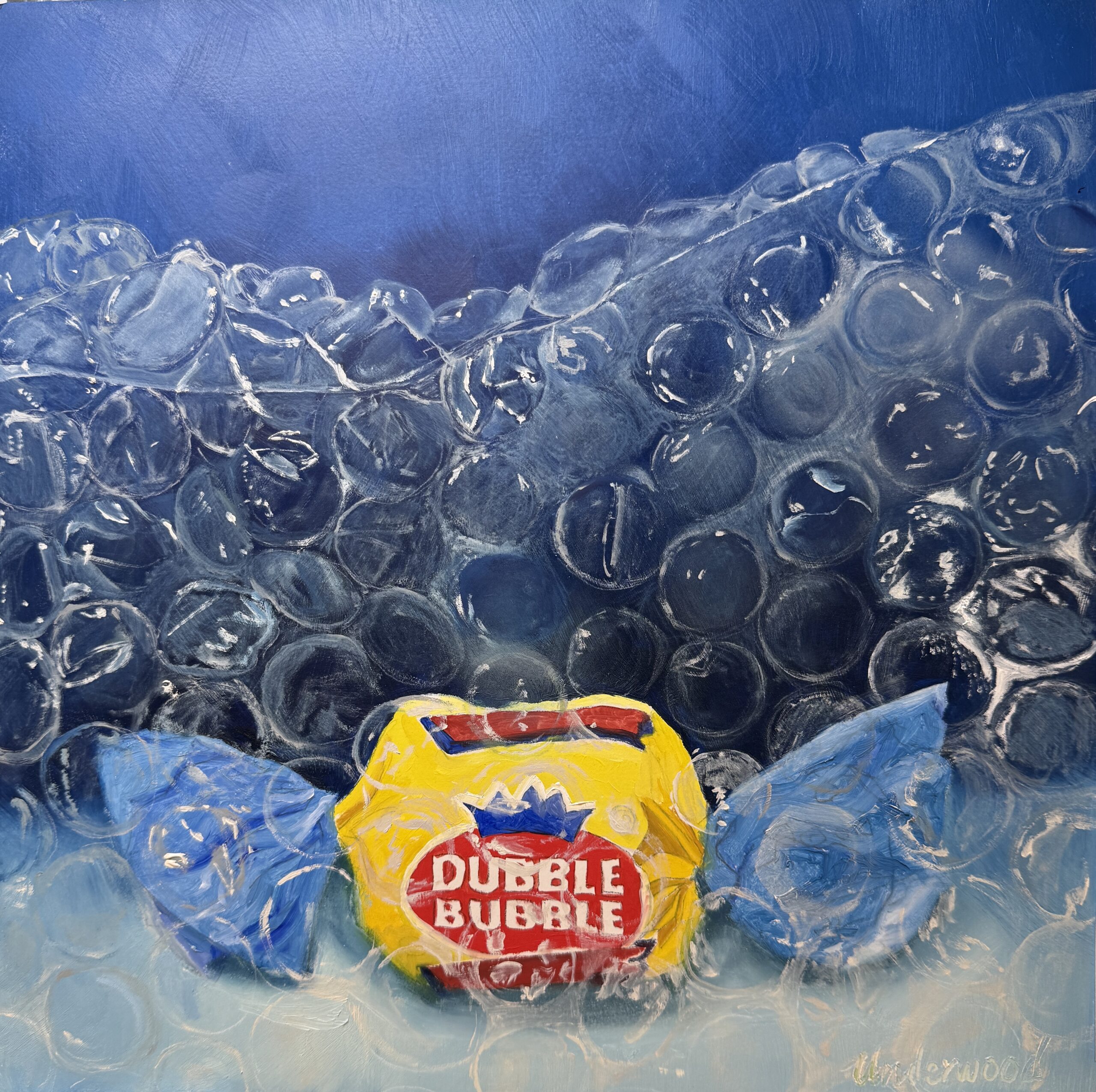 Bubble Double_Gene Underwood_oil_panel